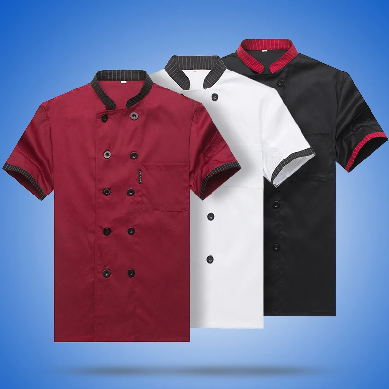Chef clothing short and long - sleeved summer autumn hotel kitchen uniforms restaurant chef men women working clothes | Тематическая