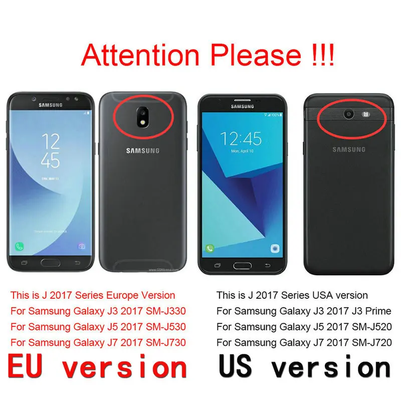Чехол-книжка на молнии для Samsung J730 чехол Galaxy J5 J7 2017 чехол-бумажник J3 J330 J3Pro J720 J520 |