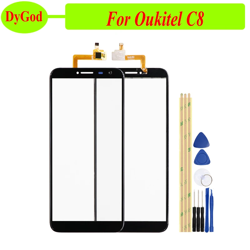 DyGod 5 для Oukitel C8 Сенсорная панель высококачественные запасные части сенсорный
