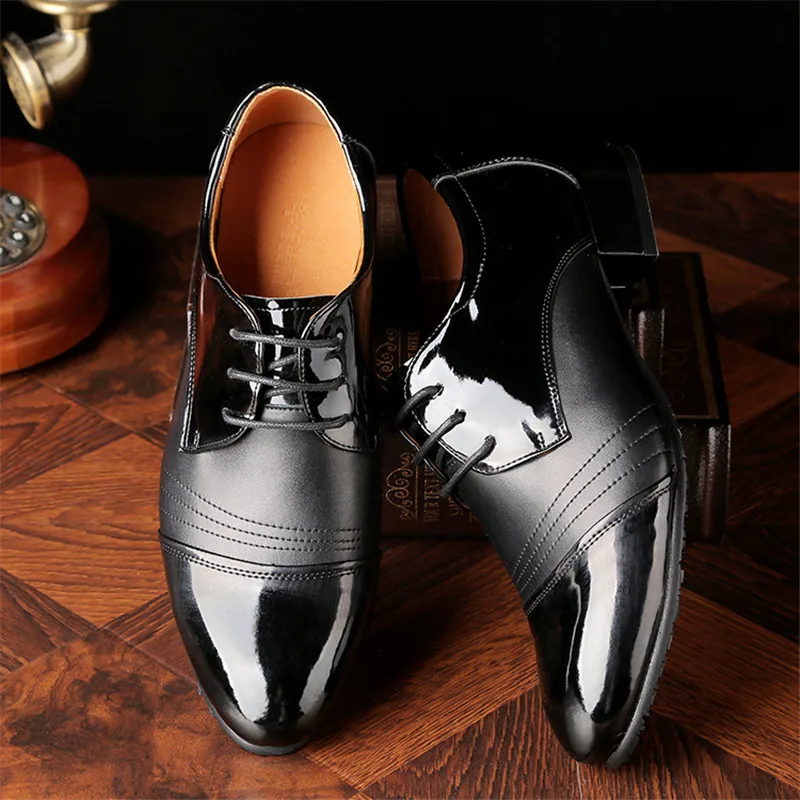 Мужские туфли для бальных танцев из натуральной кожи танцевальные