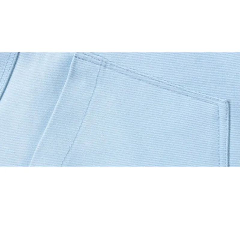 S XL Осень Новая Мода Карманные Cutton Брюки Карман Заклепки Карандаш Черный И Белый