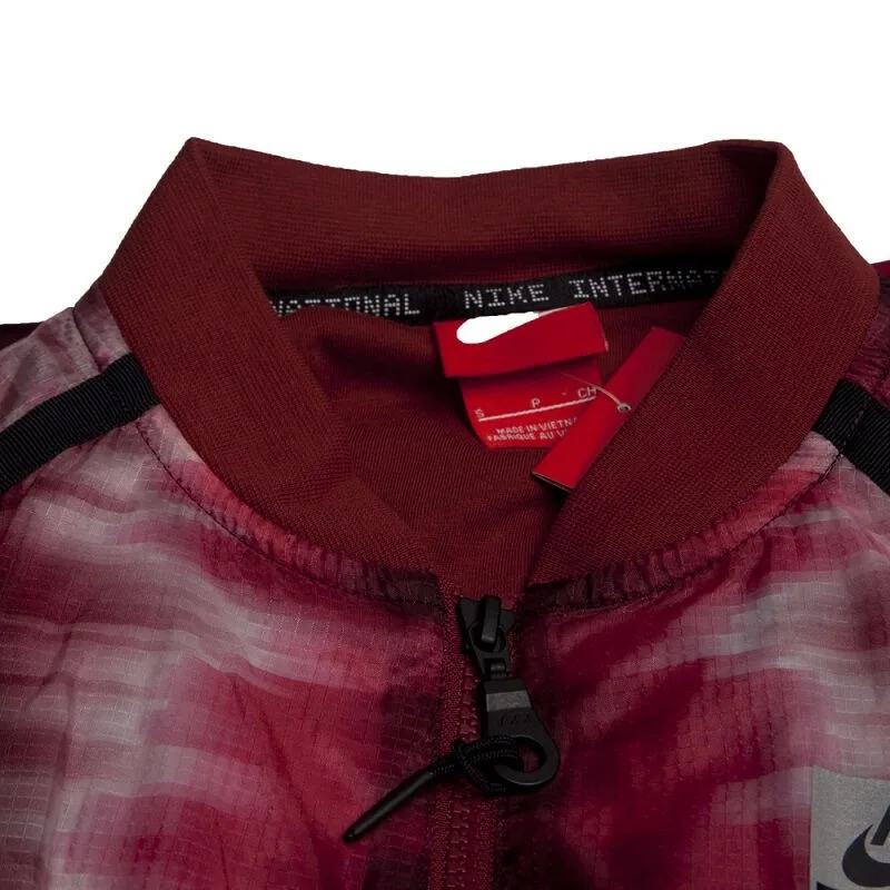 Оригинальное новое поступление, женская спортивная куртка NIKE INTL JKT FZ AOP