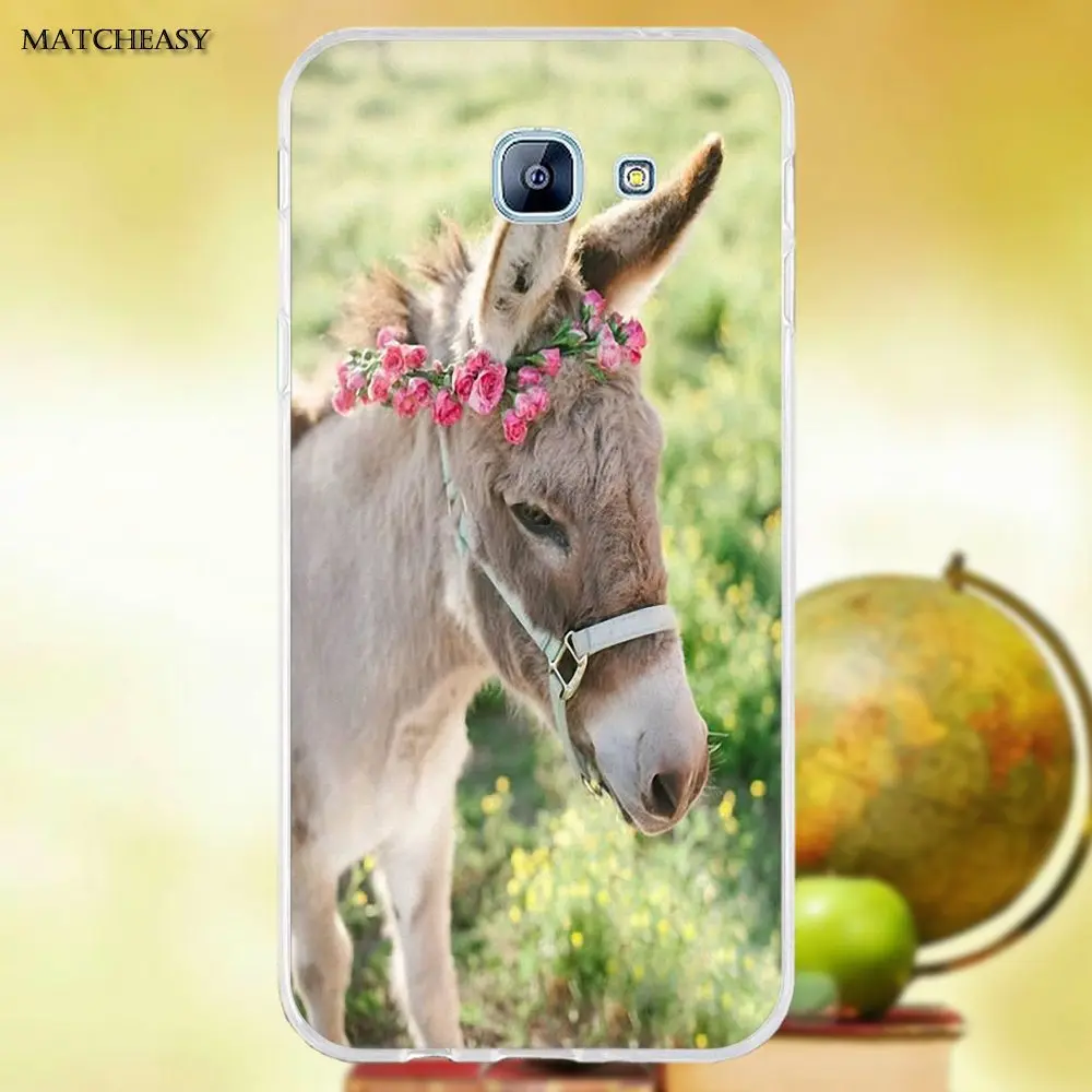 Мягкие Защитные чехлы для телефонов Большие задницы длинные ушки милый Ослик