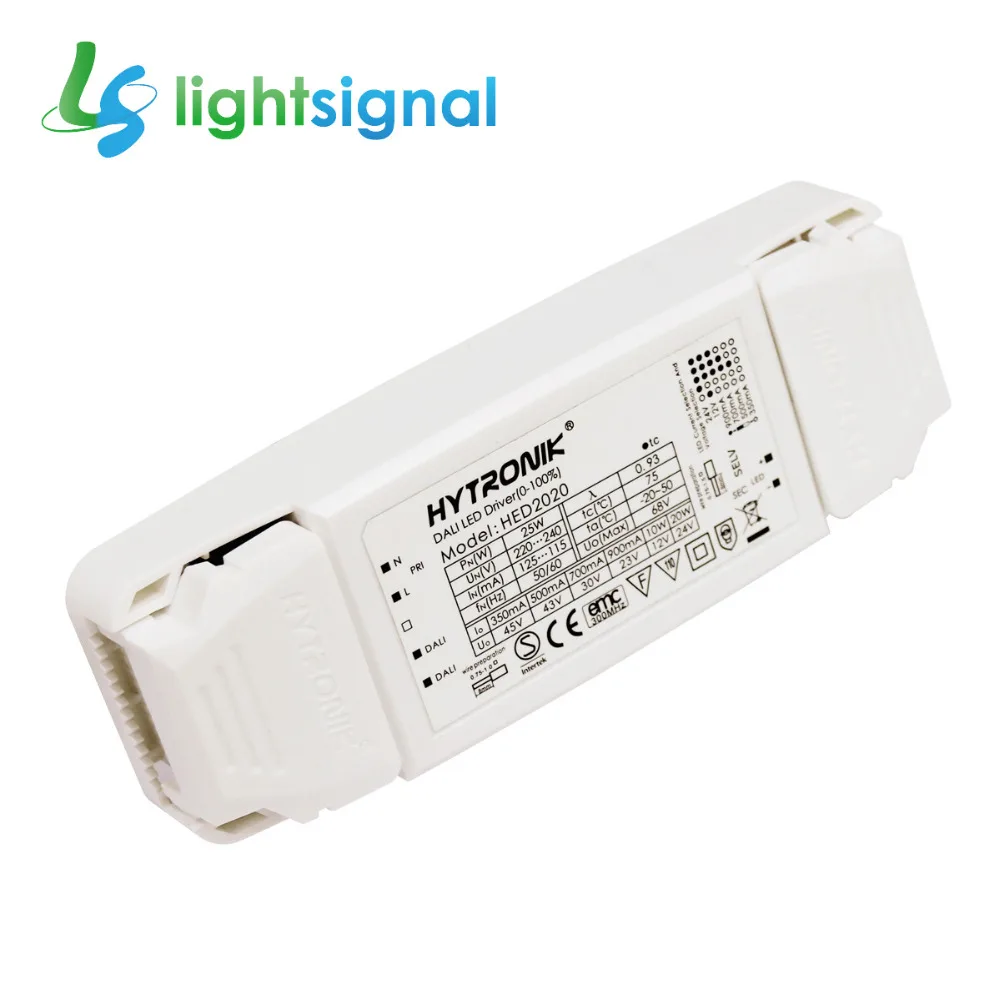 20 Вт 12В 24В DALI dimmable светодиодный драйвер Светодиодный источник питания с DIP
