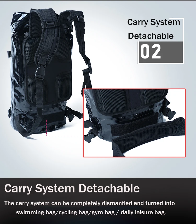 LONGHIKER 30L/20L ПВХ пляжный Водонепроницаемый Сухой Рюкзак Сумка для плавания водонепроницаемый непроницаемый речной треккинг Рафтинг сумка спортивные