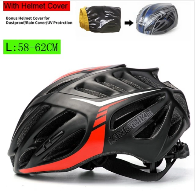 J-668-1 Kingbike Сверхлегкий дорожный велосипедный шлем MTB велосипедный шлем цельно-Формованный дорожный велосипедный шлем Capacete Casco Ciclismo 58-62 см - Цвет: J-668-1