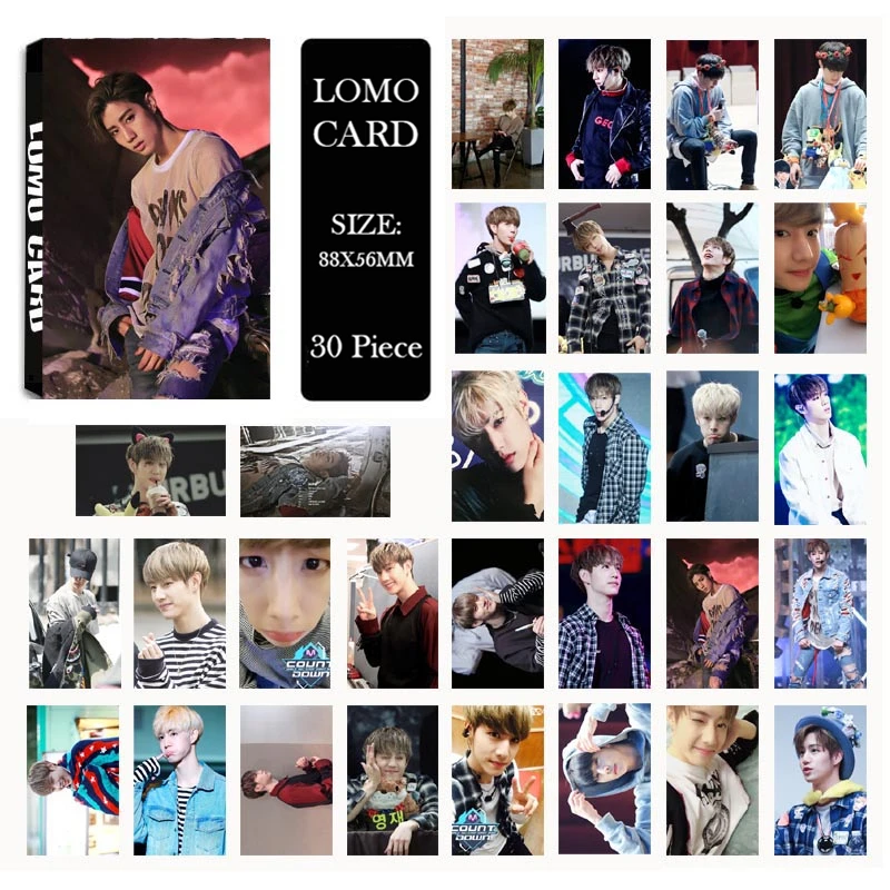 KPOP GOT7 альбом MARK LOMO карты K POP Новая мода самодельные бумажные фото HD|Ювелирная