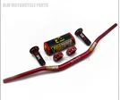 Красный Металлический Mulisha пакет Fat Bar 1-1/" PROTAPER руль колодки с ручками ручки грязи питбайк Мотокросс Мотоцикл для KLX KTM черный - Цвет: Красный