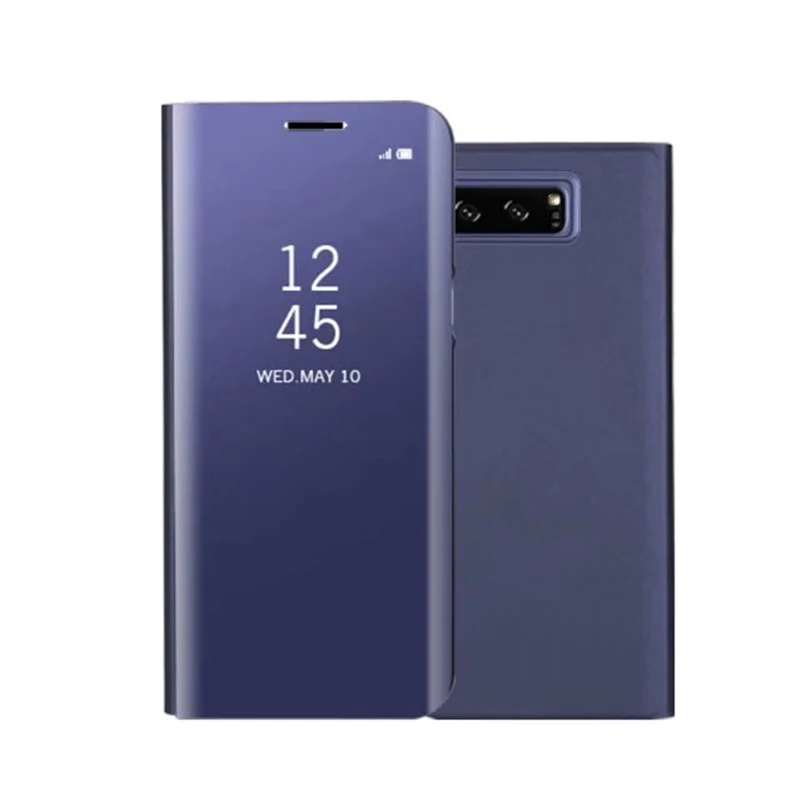 Зеркало Clear View Телефон чехол для samsung Galaxy A6 плюс 2018 A3 A5 A7 2017 S9 Примечание 8 S8 s7 край