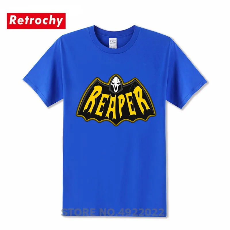 Новинка 2019 стильная футболка в стиле High Street Comic Bat Reaper для геймеров Харадзюку