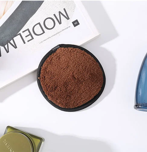 Brown 1 шт. волшебный макияж спонж для снятия салфеток из микрофибры полотенце для удаления ленивых очищающий макияж для женщин способствует здоровью - Цвет: Brown