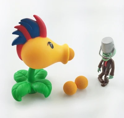 10 PVZ Растения против Зомби Peashooter ПВХ фигурка модель игрушки подарки игрушки для детей высококачественные игрушки, в OPP пакете - Цвет: 10