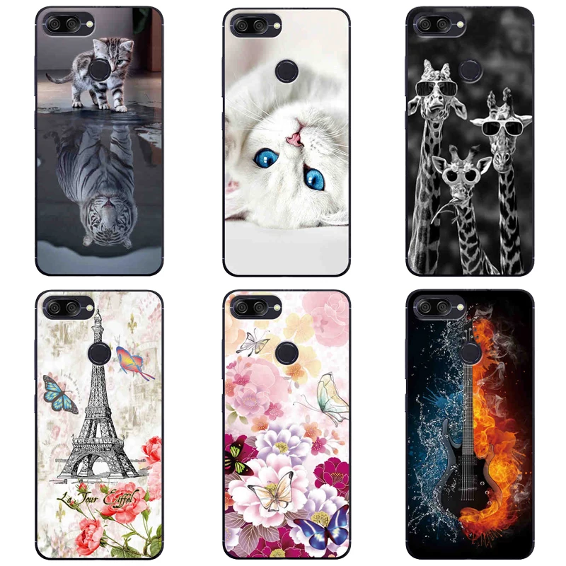 For ASUS ZenFone Max Plus M1 ZB570TL Case Phone Back Cover Painted Asus 5.7" Protection Shell Fundas |