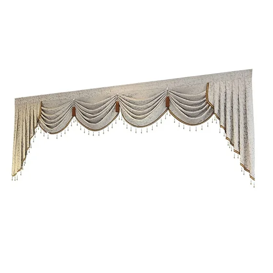 Style 2 Изготовление под заказ 1 шт. Pelmet valance Европа роскошные занавески для гостиной шторы на окна для спальни шторы - Цвет: Style 2