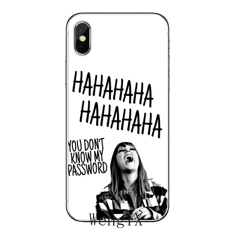 Тонкий, из ТПУ, мягкий чехол для телефона Apple iPhone X XR XS Max 8 7 6s 6 plus SE 5S 5c 5 4S 4 Taylor