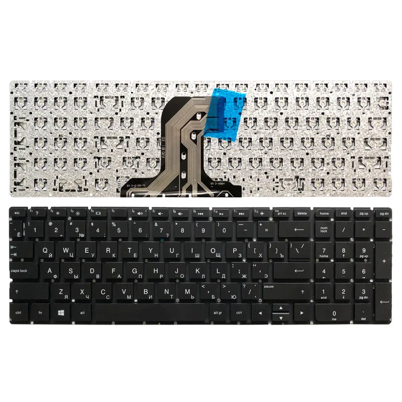 

New RU Laptop keyboard For HP 250 G4 256 G4 255 G4 15-ac 15-ay 15-ac000 15-af 15-af000 no Frame Teclado Russian Keyboard