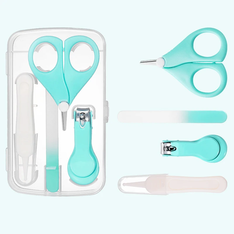 Детские ножницы для ногтей триммер 4 шт./компл. безопасный уход за ногтями машинка
