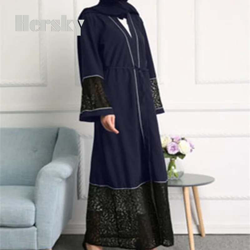 Moda abaya Дубай мусулман 2019 мусульманское платье ислам Giyim Kafta одежда цзилбаб и Абая