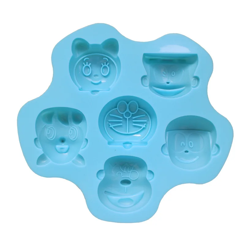 Мультфильм силиконовые формы для украшения торта Doraemon форма выпечки