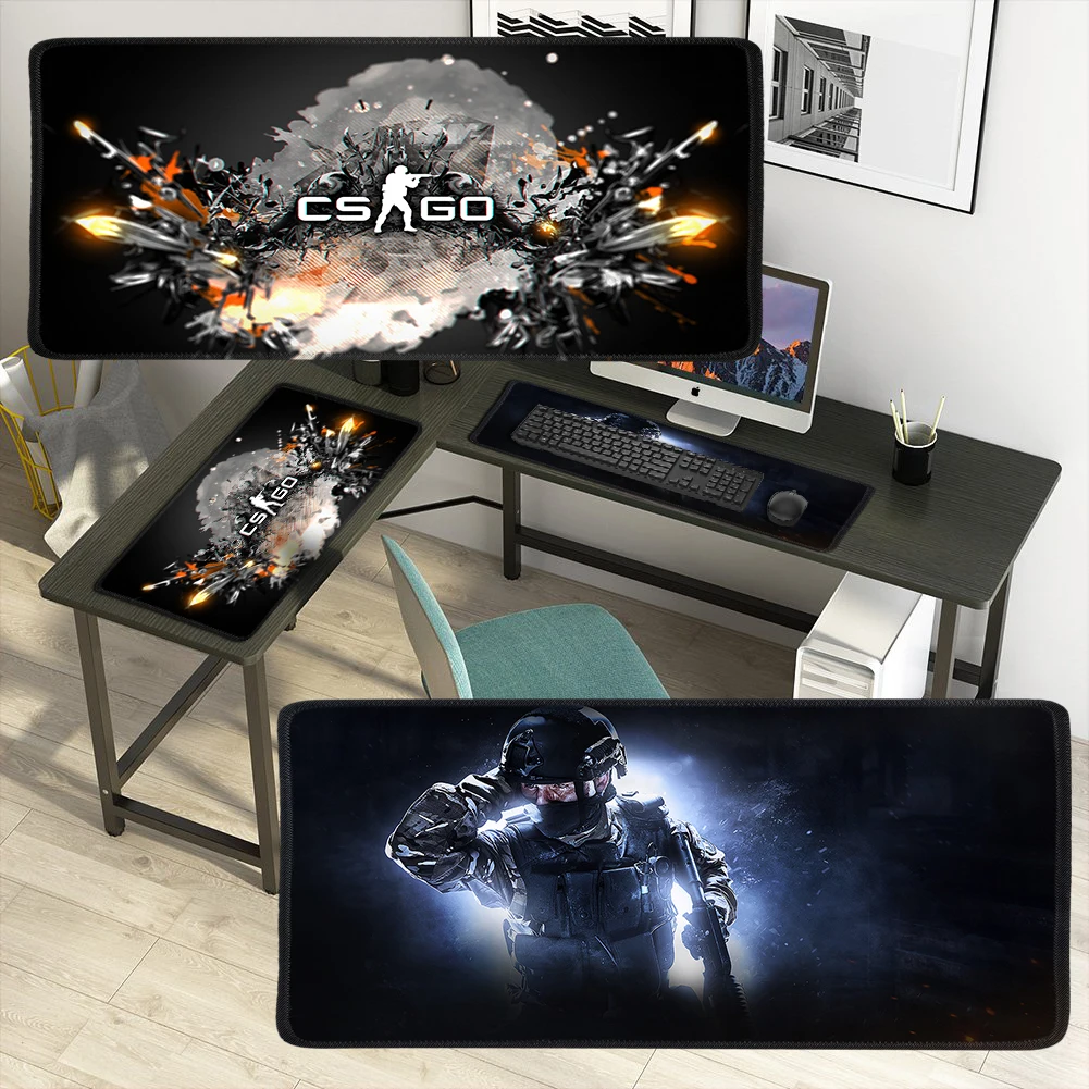 YIMAOC 30*70 см большой коврик для мыши геймерский резиновый игровой Настольный с