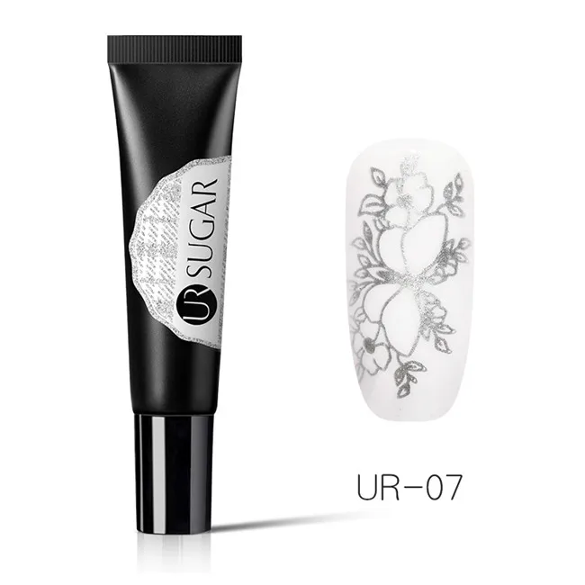 UR-07 Ur Sugar 8 мл ногтей штамповка гель УФ; светодиоды; ногти печать переводной гель замочить Гель-лак для ногтей шаблон штамп - Цвет: UR-07