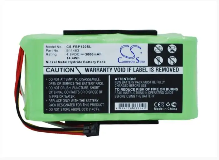 Аккумулятор Cameron Sino 3000 мАч для FLUKE Fluke 123 (прошивка ниже V2.0) 123S B11483 BP120MH | Электроника