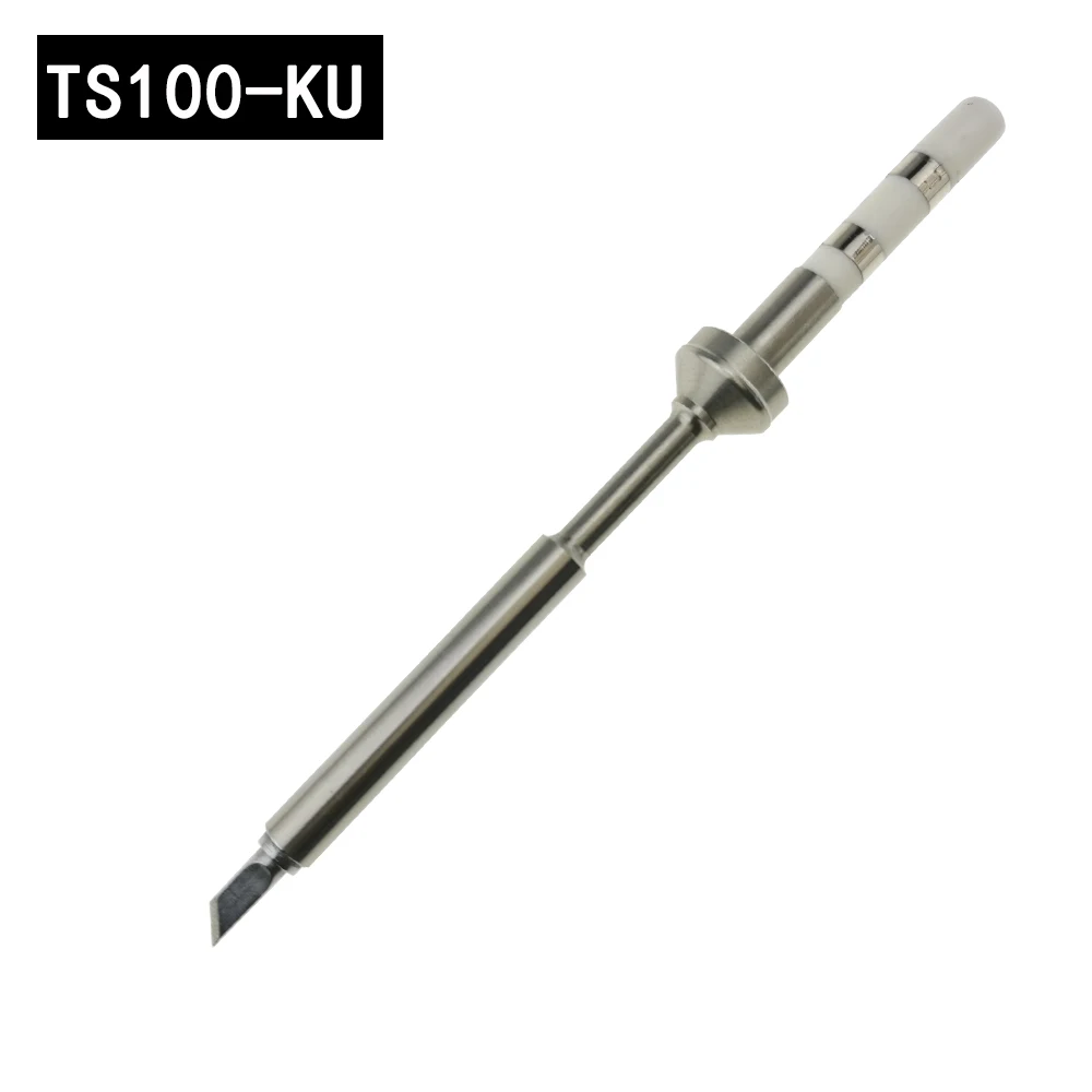 KSGER TS100 паяльника без свинца Замена различные модели наконечник Электрический паяльный наконечник TS100-K KU я D24 BC2 C4 - Цвет: TS100-KU