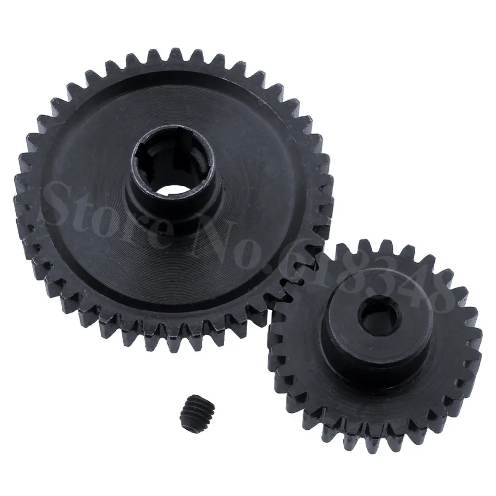 10 комплектов металлическая сталь 42T Spur Gear Diff основной + Мотор шестерня 27T для WLtoys