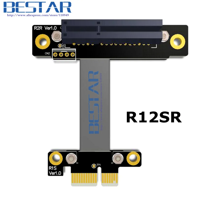 8G/bps карта расширения pci-e x1 к PCIe x4 Удлинительный ленточный кабель 5 см 15 25 80 pci express 1X