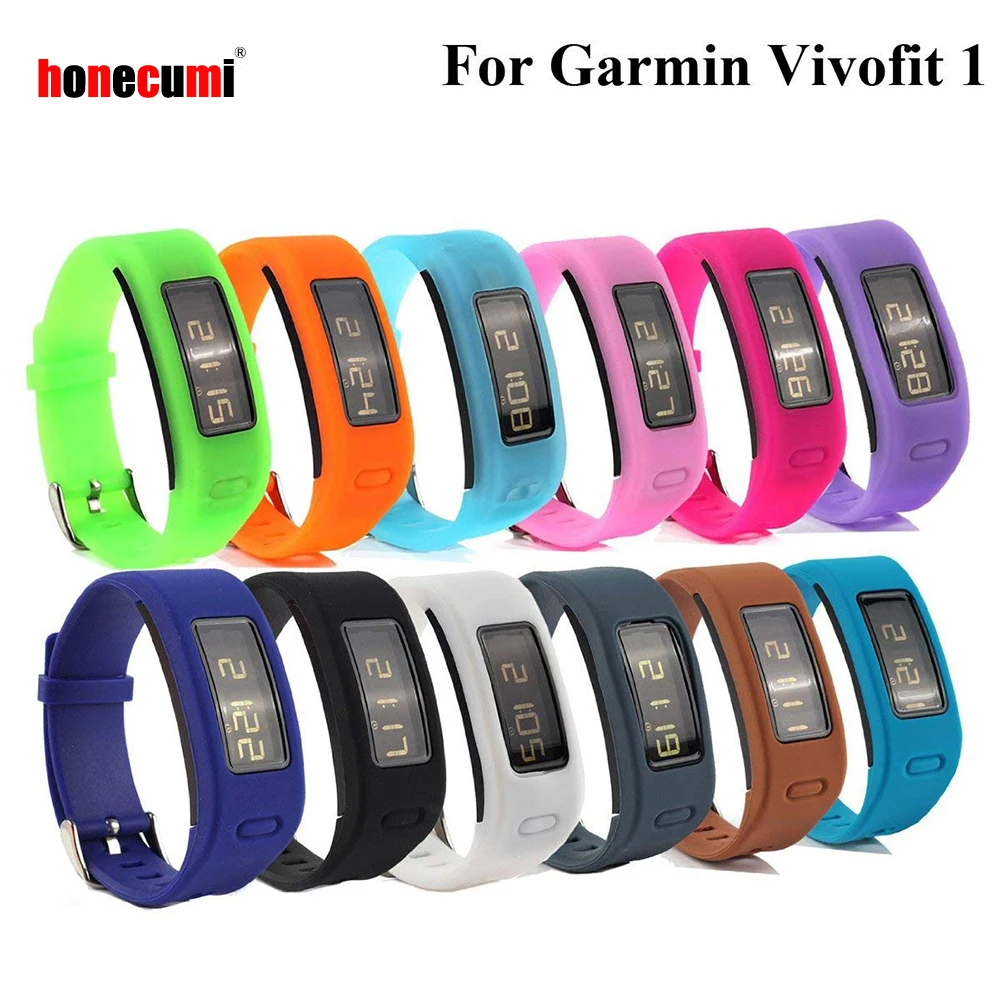 Сменный силиконовый ремешок Honecumi для Garmin Vivofit 1 умных часов браслет с