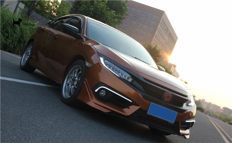 1 пара для Honda Civic DRL Светодиодный дневной ходовой светильник DRL 12 В противотуманная фара реле Дневной светильник для автомобиля