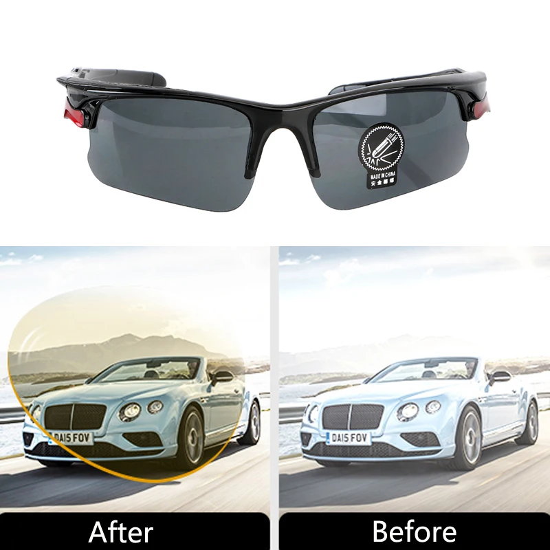 Car Night Vision Glasses Driving UV Protection Sunglasses For Dacia duster logan sandero stepway lodgy mcv 2 Car-styling | Автомобили и