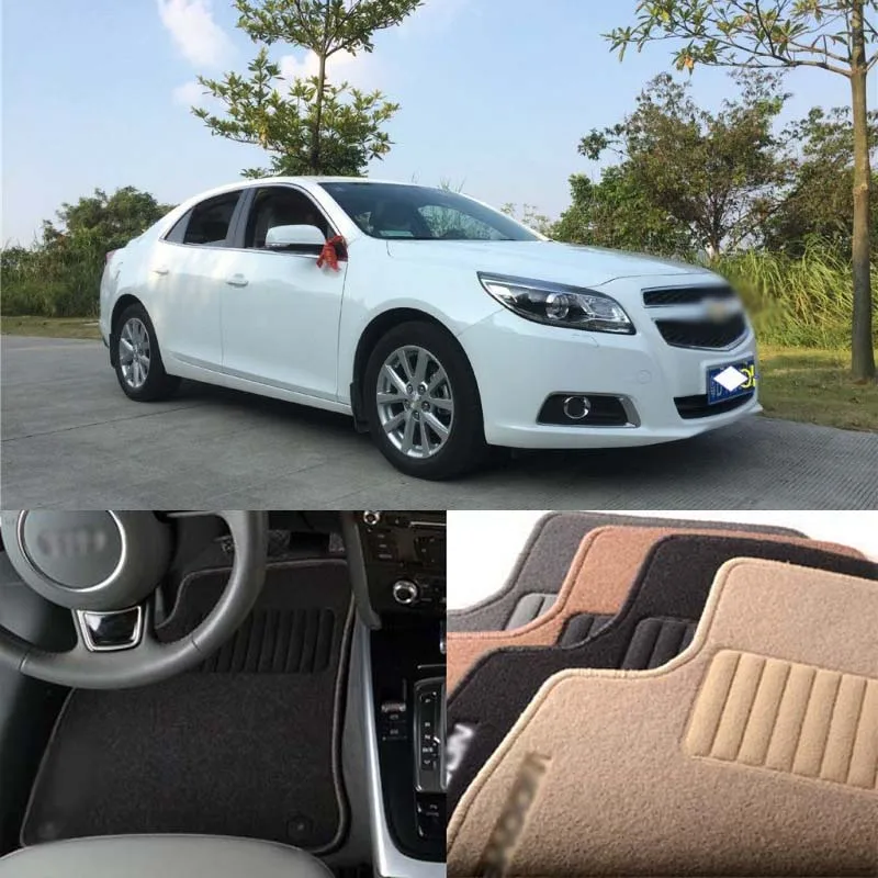 5 шт. автомобильные Нескользящие коврики из нейлона премиум класса для Chevrolet Malibu