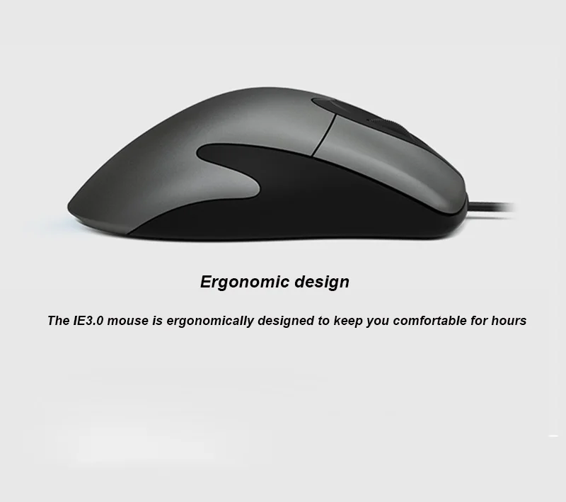 Проводная мышь microsoft IE3.0 FPS, технология Bluetrack, USB 2,0, модная, офисная, домашняя, умная, 3200 dpi, для ноутбука или настольного ПК