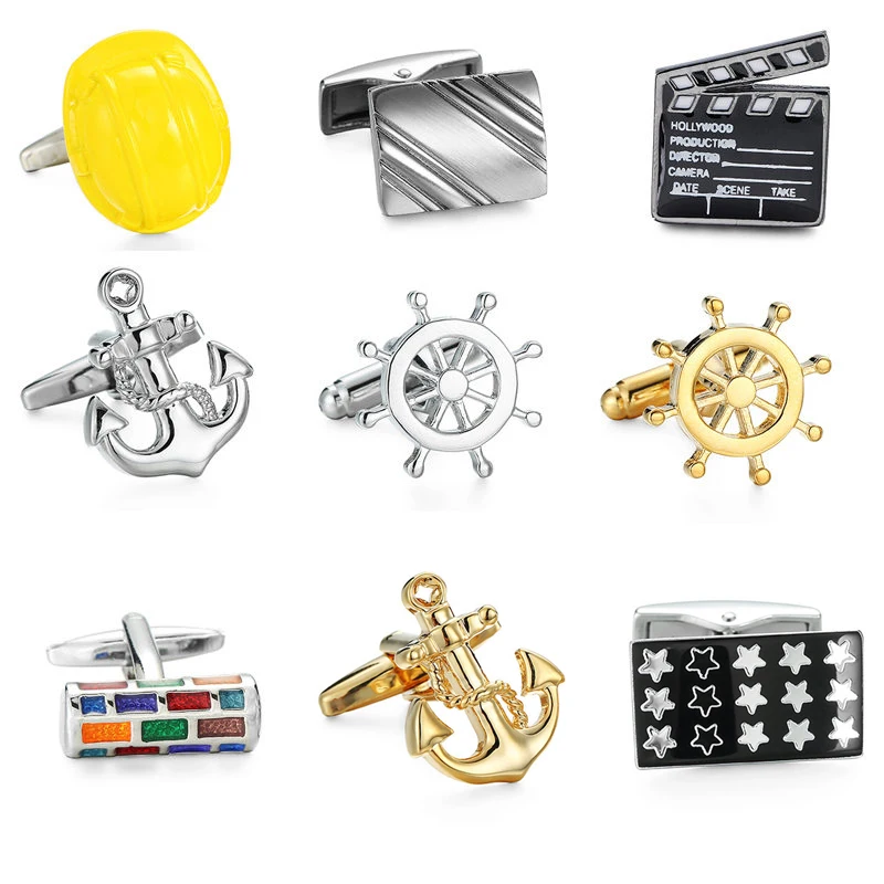 KC Мужская рубашка высокого качества на кнопках с голубой