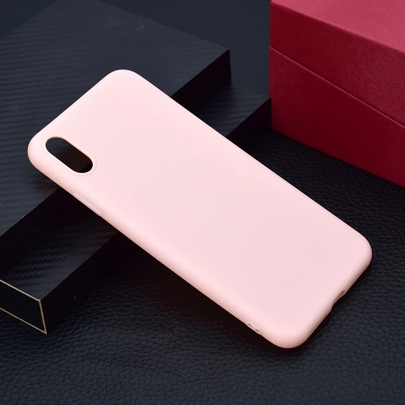Простой FFor iphone XR чехол Silm Силиконовые мягкие чехлы для XS MAX X Антидетонационная