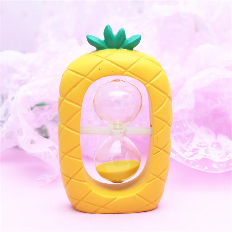 Креативные песочные часы в форме фруктов таймер цветное стекло песочное чайные таймеры украшение для