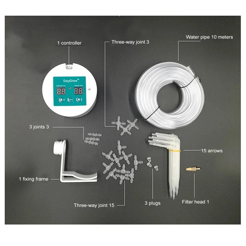 

Drip Irrigation Tool Garden Watering System Garden Automatic Watering Device Succulents Plant Water Pump Timer with System Drip