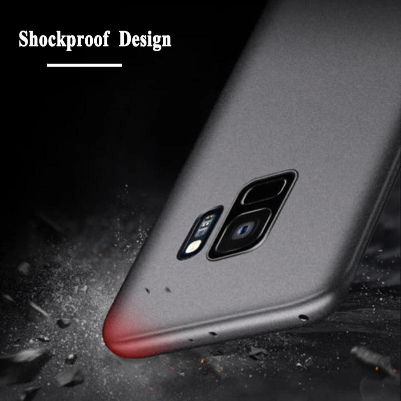 Мягкий матовый ТПУ чехол для Samsung Galaxy S8 S9 A8 A6 Plus S6 S7 Edge силиконовый резиновый Note 8 9 J4