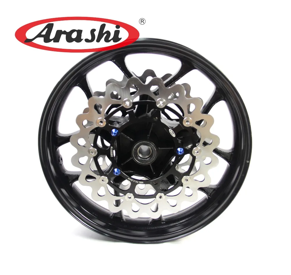 Arashi YZF R1 2015 2017 передний обод колеса тормозной диск ротор для YAMAHA 2016 глянцевый