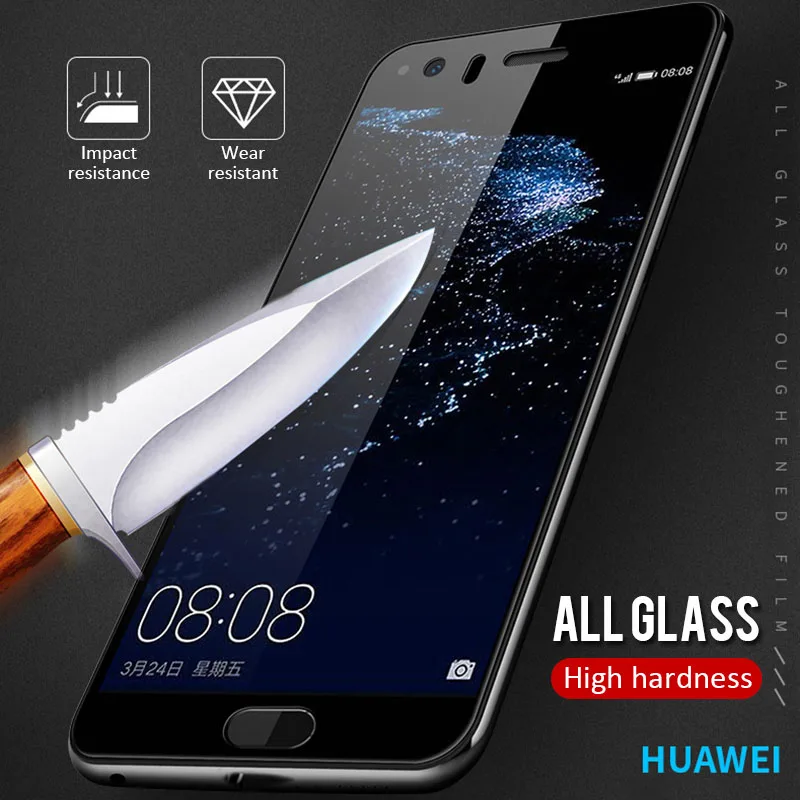 Купить 2 получить 1 9H пленка Закаленное стекло для Huawei P8 P9 P10 mate8 9 Защита экрана