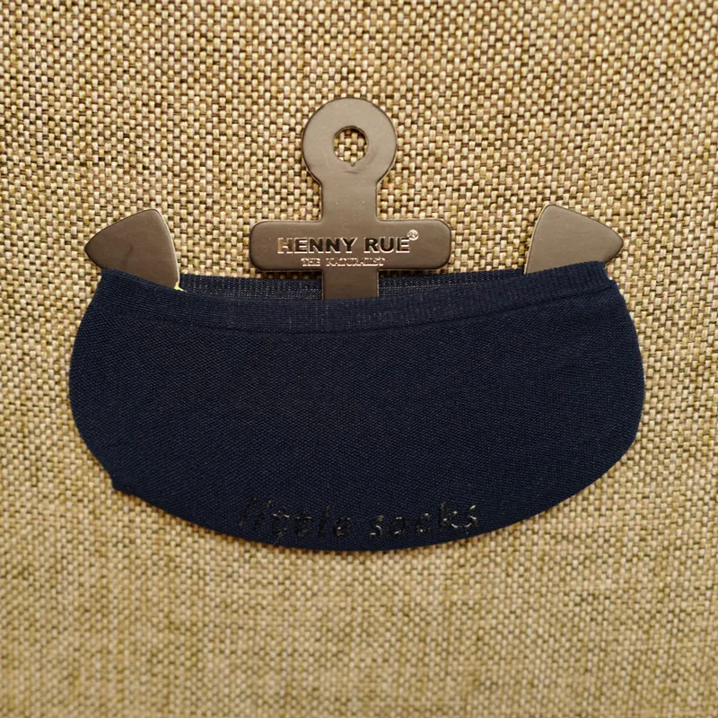 Нескользящие носки-невидимки бархатные носки с якорем волшебные многоцветные