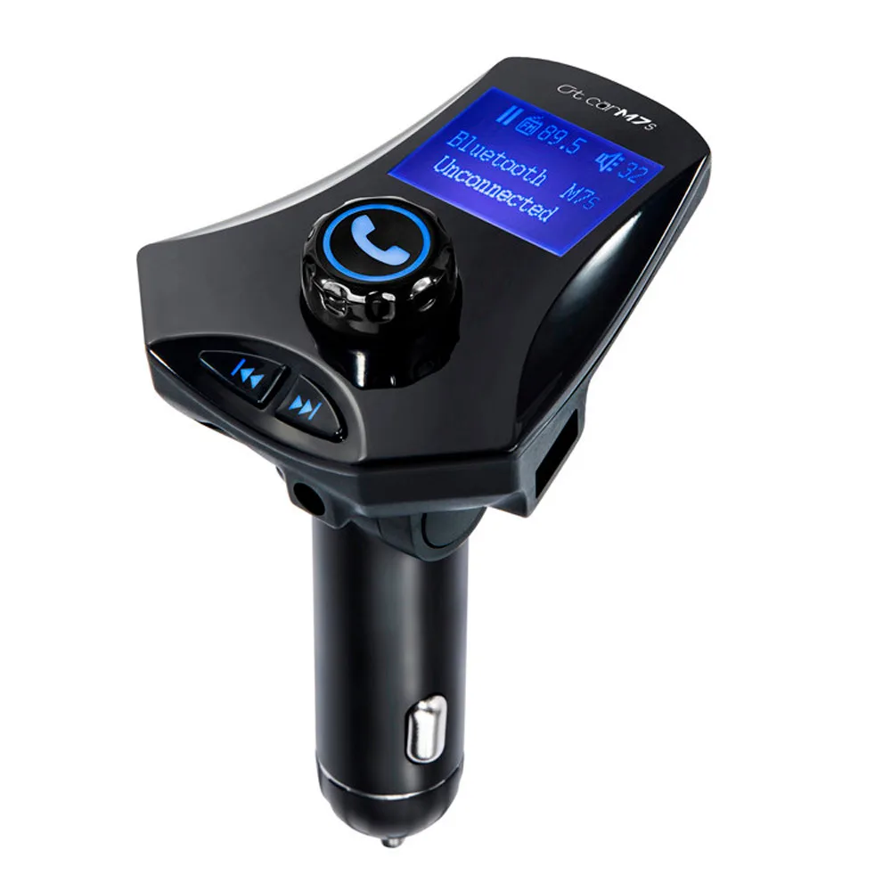 Автомобильный Bluetooth передатчик автомобильное зарядное устройство комплект MP3 плеер FM передатчик беспроводной радио адаптер USB зарядное устройство