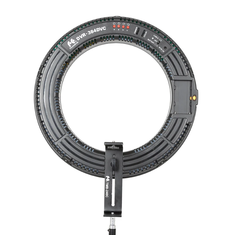 Falcon Eyes 23W 384 кольцевая Светодиодная панель 3000 5600K с регулируемой яркостью для фото