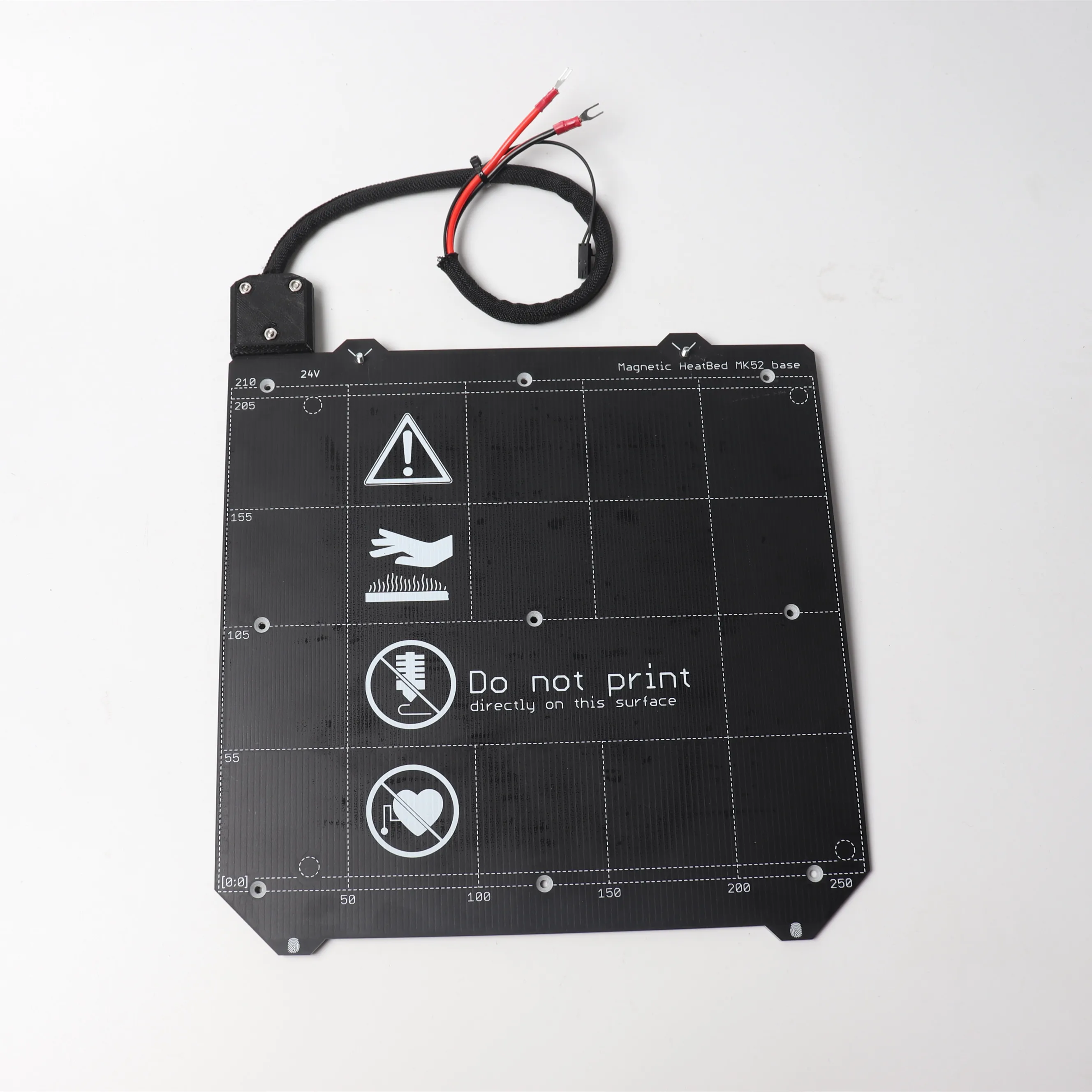 Prusa i3 MK3/MK3S 3d принтер MK52 Подогреваемая кровать в сборе N35UH магниты кабель питания