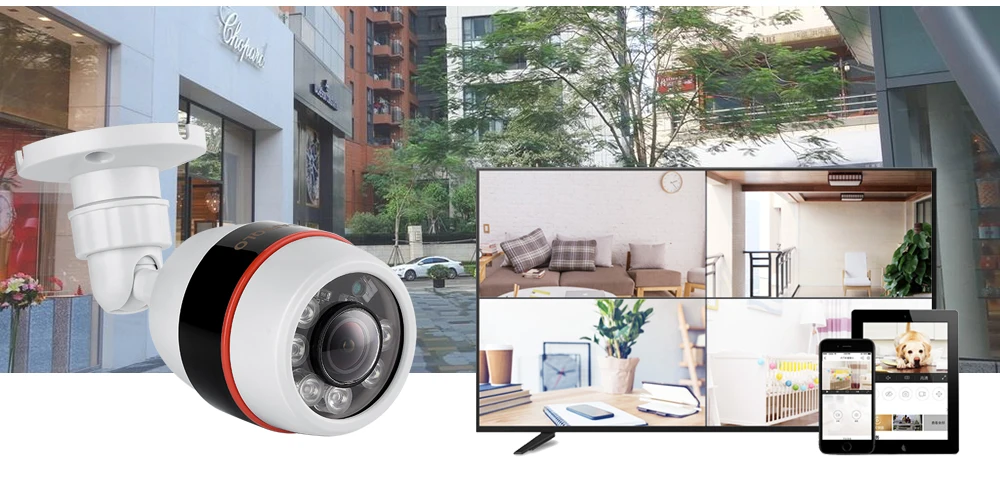 USAFEQLO широкоугольный 1 8 мм Наружная ip камера PoE 1080P 960P 720P ABS корпус ONVIF безопасности