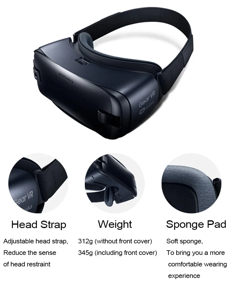 Gear VR 4,0 R323 Очки виртуальной реальности Поддержка samsung Galaxy S9 S9Plus S8 S8+ S6 S6 Edge S7 S7 Edge пульт дистанционного управления
