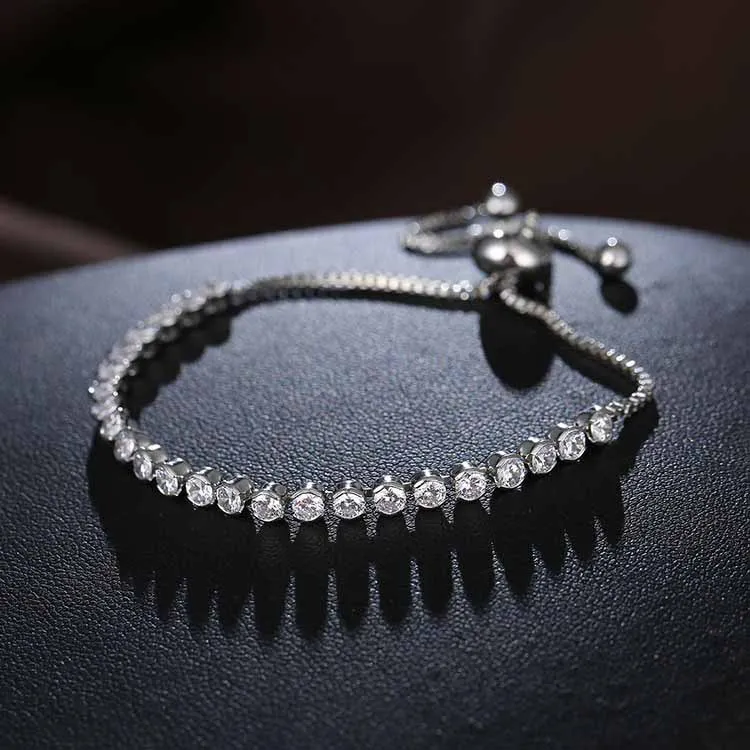 Новые Очаровательные бусы из кристаллов swarovski браслет для женщин подлинные ювелирные изделия прекрасный подарок для девушки