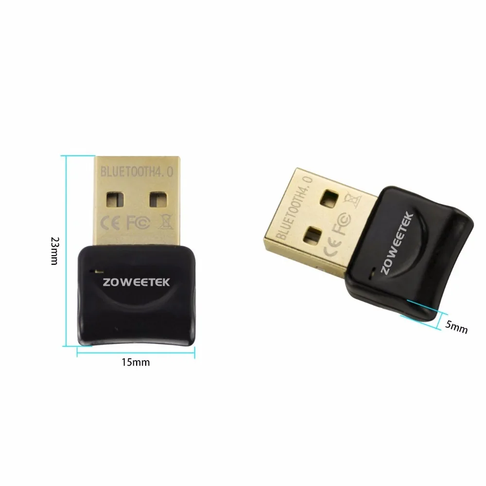 Zoweetek USB Bluetooth адаптер беспроводной Bluetooth V4.0 ключ аудио передатчик музыкальный приемник адаптер для компьютера ПК ноутбука