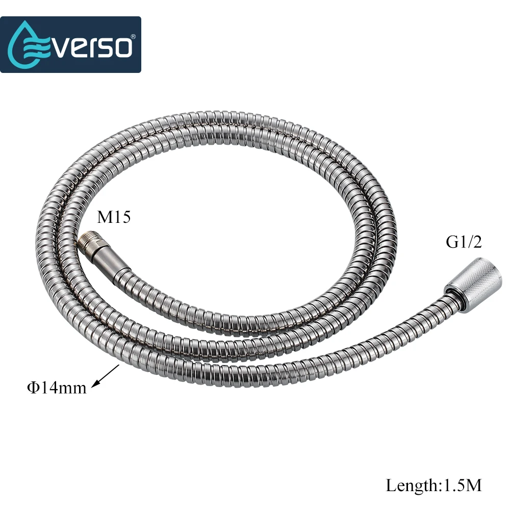 EVERSO 1 5 м Нержавеющая сталь аэратор для кухонного крана гибкие шланги